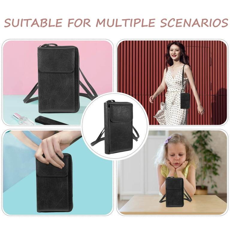 Ladies Wallet Cell Phone Mobile Bag Outdoor Body Purse Utility