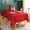 Red, variant on Christmas Tablecloth Rectangle, Jacquard Table Cloth Spillproof and Wrinkle Resistant with Christmas Tree Patterns for Dining Room & Holiday Decoration