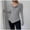 #285Gray, variant on Byworldtasic No Boundarie Women‘s Casual Fashion Solid Color Fall/Winter Long Sleeve Blouses Shirts Top