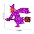 thumbnail image 3 of Presione Bubble Halloween Witch Toy Juguetes educativos Autismo Necesidades especiales Aliviador de estrés Juguetes de descompresión de silicona Grandes regalos para niños, 3 of 8