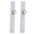 thumbnail image 1 of Aluminio L Track Rail, Unión De Vía De 12 Pulgadas Con 4 Accesorios De Anillo De Espárragos Individuales, Riel De La Cama De Camión Para Remolques Cerrados, Camiones, 1 of 7