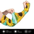 thumbnail image 3 of Gaeub Yellow Sunflowers With Green Leaves Cooling Sleeves for Women, Arm Sleeves, UV Sun Protection Sleeve to Cover with Silicone Anti-Slip, 3 of 8