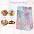 thumbnail image 5 of Unique Bargains 12 Pcs Paper Gift Bags Party Bags Set Birthday Gift Bags with Stickers Candy Bags Rainbow, 5 of 7