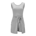 thumbnail image 4 of MuXiKeJi Clothes Womens 2 Pieces Short Sets Summer Short Sleeve Outfits Casual Matching Lounge Set with Pockets, 4 of 9