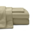 thumbnail image 2 of Twin Extra Long 100% Cotton jersey Sheet Set - Soft and Comfy - By Crescent Bedding  Taupe Twin XL, 2 of 4