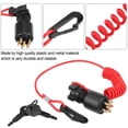thumbnail image 4 of Ignition Key Switch & Safety Lanyard for Johnson Evinrude Boat 5005801, 4 of 12