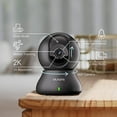thumbnail image 3 of Security Camera 2k, Blurams Indoor Pet Monitor Dog Camera 360-degree, Baby Monitor Camera, Home Security Motion Tracking with 2-Way Audio, Night Vision, Works with Google Assistant and Alexa, 3 of 9