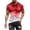 Red, variant on lcziwo Mens Shirt Big and Tall Short Sleeve 3D Print Graphic Tee Shirts Muscle Tops Casual Loose Crewneck Pullover Trendy Clothes 2024
