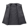 thumbnail image 5 of LOVZFMLL Jackets for Men's Thin Workwear Solid Color Stand Collar Sleeveless Jacket Tank, 5 of 5