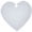 White, variant on Delight Jewelry Acrylic Large Red Heart - Silvertone Class of 2026 Graduation Zoey Charm Necklace, 28"
