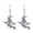 8, variant on Skull Bat Spider Hat Long Ear Earrings Halloween Costume Accessories Hip Hop Ear Piercing Jewelry for Women Men