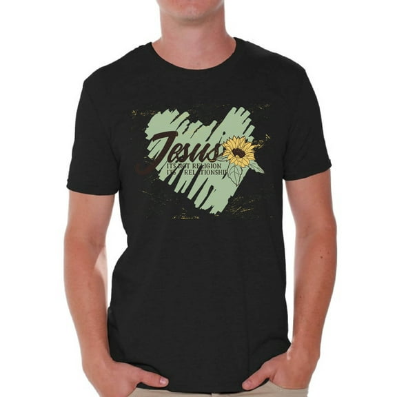 Awkward Styles Christian Valentine's T-Shirt Jesus T Shirts for Men Valentines Day Gifts