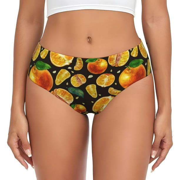Balery Tangerine Ropa Interior de Algodón para Mujer con Dibujo – Braguitas Cómodas y Elásticas, Estilo Clásico-Medium