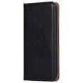 thumbnail image 2 of KAIYANG Funda de cuero magnética para teléfono móvil Nokia X10-X20, color sólido, estilo marrón, Nokia X10 5G, color negro, 2 of 5