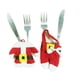 thumbnail image 3 of Kearding Soportes de cubiertos de Navidad, bolsas de vajilla resistentes a desgarros, bolsa de tela para cuchara, tenedor, cena en casa, cocina, Tipo 1, 3 of 6
