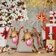 thumbnail image 6 of Naloa Funny Giraffe Blowing Bubble Drawstring Christmas Bags, 3D Xmas Gift Bags, Christmas Wrapping Bags, Xmas Goodie Bags, Treat Pouch Bags, Party Favor Bags-Medium, 6 of 9