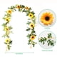 thumbnail image 3 of s, Decoraciones Regalos, Decoraciones de Interior, Adornos Guirnalda de Girasoles Artificiales para Interiores, Exteriores, Fiestas, Eventos, Bodas, Colgantes de Pared y Manualidades Florales Enredade, 3 of 6