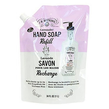 J.R. Watkins Lavender Refill Liquid Hand Soaps, 34 Oz.