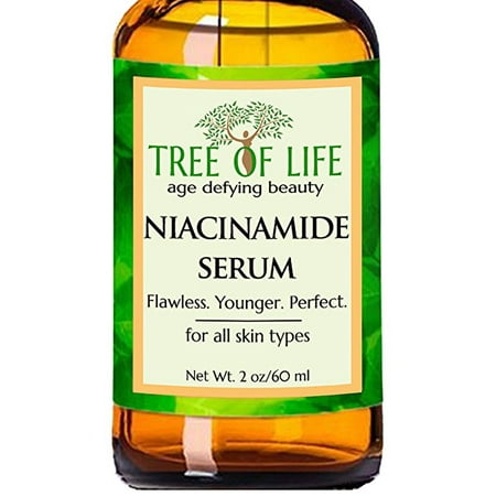 Niacinamide Serum - 2oz - Vitamin B3 Serum Cream - Visibly Tightens Pores with Hyaluronic Acid, Avocado Fruit Oil, Vitamin E, Organic Aloe, and many other natural and organic (Best Cream To Reduce Pore Size)