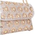 thumbnail image 5 of Shoulder Bags Crossbody Bag Purses Handbags Crystals Rhinestone Evening Bag for Women Clutch Purse with Chain, 5 of 9