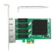 thumbnail image 3 of 4 Port Network Card PCI Express X1 to RJ45 RTL8111H Chip 10/100/1000Mbps Gigabit Ethernet Lan Card f, 3 of 5