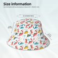 thumbnail image 5 of Kdxio Reflective Bucket Hat - Dinosaur Print Bucket Hat for Men,Women, 5 of 9