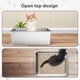 thumbnail image 5 of Arenera para Gatos Kirecoo de Acero Inoxidable Grande con Entrada Baja, 5 of 8