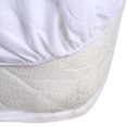 thumbnail image 2 of Queen Size Pure White Polyester Soft Comfortable Mattress Protector Cover Household Bedroom Use, 2 of 8