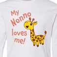 thumbnail image 4 of Inktastic My Nonno Loves me- cute giraffe Long Sleeve Youth T-Shirt, 4 of 5