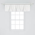 thumbnail image 2 of Ambesonne Geometric Valance Pack of 2, Art Intersected Circles, 54"X18", White Multicolor, 2 of 4