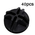 thumbnail image 1 of 40pcs/set Black Plastic Connector For Wire Cube Storage Modular Organizer Closet, 1 of 5