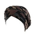 thumbnail image 1 of XASZHN Turban Ethnique Multicolore Style Indien G_001 Taille Unique, 1 of 3
