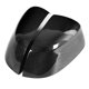 thumbnail image 2 of Cubierta de espejo lateral, 2 piezas, cubierta de espejo exterior de carbono negro, accesorio decorativo para automóvil, durabilidad extendida, 2 of 9
