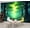 Green, variant on Wallpaper Forest Glowing Fireflies Lotus Flowers Peel and Stick Wall Murals 69"H x 96"W Removable PVC Wall Paper Self-Adhesive Wall Paintings Art Decor for Bedroom Living Room