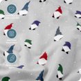 thumbnail image 2 of Luxury 100% Cotton Flannel Twin Sheet Set, Deep Pocket, 3-Piece, Gnomes, 2 of 5