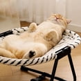 thumbnail image 5 of Elevated Cat Hammock Bed, Portable Foldable Elevated Pet Bed Breathable Mesh, Multifunctional Furniture Portable with Storage Bag for Pets Cats(C), 5 of 9