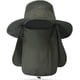 thumbnail image 1 of Sombrero de pesca para hombres y mujeres, sombrero de ala ancha con protección solar UV para exteriores con cubierta para la cara y solapa para el cuello, 1 of 6
