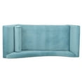 thumbnail image 3 of Chaise With Elegant Scroll Design, Wide And Comfortable Seating, Soft High Sponge, Curve-fitting Pillow, Birch Legs, 29.1"h X 67.47"w 28.78"d, Arm Lounge, Seating Surface Foam, Imported Foot,, 3 of 6