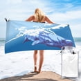 thumbnail image 2 of ZNDUO Bath Towel, Ocean Blue Whale Pattern Oversized Quick Dry Bath Towel Beach Towel - 31.5"x63", 2 of 8