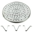 thumbnail image 3 of Stainless Steel Steamer Tray Rack Plate Steam Cooking 3 Stands Round Type 18-30, 3 of 4