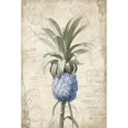 thumbnail image 2 of Grey, Jace 13x18 Gold Ornate Wood Framed with Double Matting Museum Art Print Titled - Blue Pineapple, 2 of 4