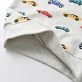 thumbnail image 4 of Toddler Baby Boy Clothes Cartoon Car Pattern Long Sleeve Tops and Long Pants Set Fall Sweatsuits Outfits Gray 6-9 Months, 4 of 6