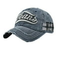 thumbnail image 6 of New Hand-Washed Vintage Cotton Hat for Men and Women with Letter Embroidery Baseball Cap Outdoor Casual Fashion Trendy Duckbill Cap, 6 of 8