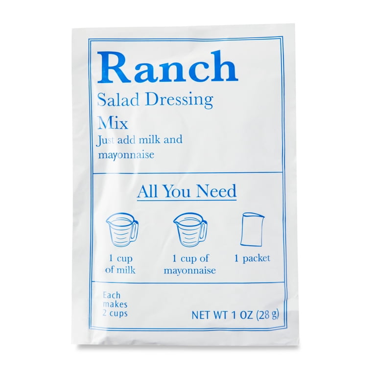 great value classic ranch salad dressing & recipe mix Great Value Classic Ranch Salad Dressing & Recipe Mix, 1 oz Packets, 4 Count
