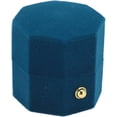 thumbnail image 3 of Yazoeia Rings Box, Hexagonal Exquisite Romantic Small Flannel Ring Gift Case for Proposal Engagement Wedding(Blue) CJC912-198198, 3 of 9
