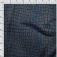 thumbnail image 3 of oneOone Silk Tabby Navy Blue Fabric Crocodile Animal Skin Quilting Supplies Print Sewing Fabric By The Yard 42 Inch Wide, 3 of 4