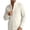 #03 White, variant on Mens Knitted Cardigan Sweater Full Zip Stand Collar Casual Coat Solid Ribbed Raglan Sleeve Front Pockets Fall Winter Warm Outerwear Black(M-3XL)