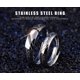 thumbnail image 4 of anillo de damas Anillos de pareja Él y ella Juego de corazones de acero inoxidable a juego Anillos de boda de pareja de amor verdadero Anillos de corazón de pareja (par) Zhivalor WMZL-973-16, 4 of 4