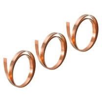 Copper Sheet Roll, Metal Foil Plate 1000mm x 5mm x 0.5mm, 3 Pack