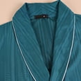thumbnail image 2 of Defitshape Women's Satin Robe Summer Pjs Soft House Family Cozy Lightweight Spring Sleeping Fall Sleepwear Blue 3X-Large, 2 of 4